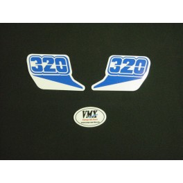 Radiatorkap stickers  320 - 1986