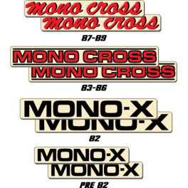 Mono Cross swingarm stickers
