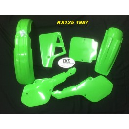 Plastic kit KX125 1987