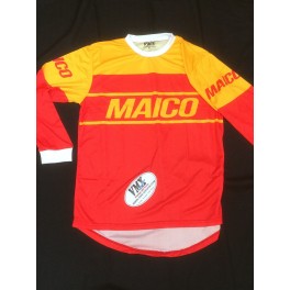 Maico shirt rood - geel