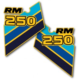 Radiatorkap stickers RM250 1986, klein