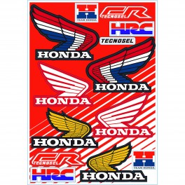 Vintage Honda stickervel, Tecnosel
