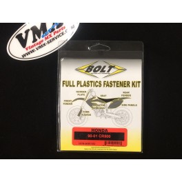Plastic fastener kit CR500 1990-2001