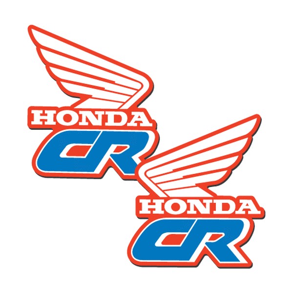 FRONT AND REAR FENDER DECALS FOR 1992 1993 1994 HONDA CR 250  VINTAGE MOTOCROSS 