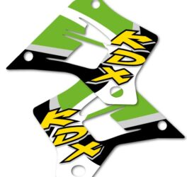 2000 KDX200 radiatorkap stickers