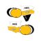1980-1981 YZ465 zijschild stickerset