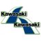 1985 KDX200 tankstickerset