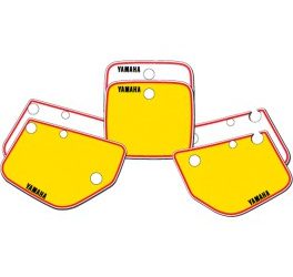 1986-1987 YZ  nummerplaat stickerset
