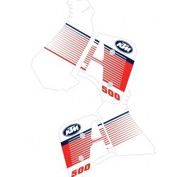 1989 KTM500  tank – radiatorkap stickers
