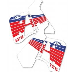 1990 KTM 125 Tank- rad decals