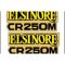 Elsinore 250 zijschildstickers, dik