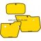 Husqvarna nummerplaat stickers enduro 1987 - 1988