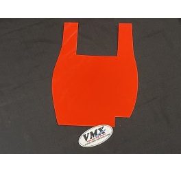 Stadium replica number plate, gloss orange
