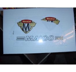 Tankstickerset 1975 met Maico