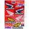 Vintage Honda stickervel, Tecnosel