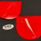 Seitenteile 1976 - 1977 rot, glans