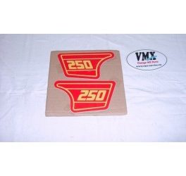 Zijschidstickerset 1984 – 250cc