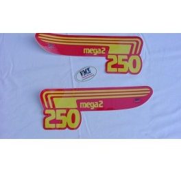 Zijschildstickers MC250, klein