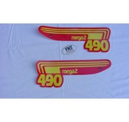 Zijschildstickers MC490, klein