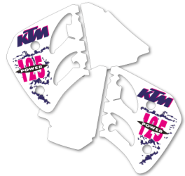 1993 KTM125 tank – rad decals
