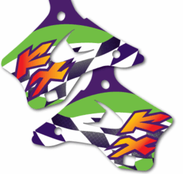 1997 KX125 KX250 rad shroud decals