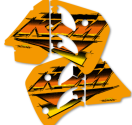 1996 KTM 125SX tank-radiatorkap stickers