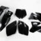 Plastic kit KTM SX250 XC250 1998-2000 ZWART