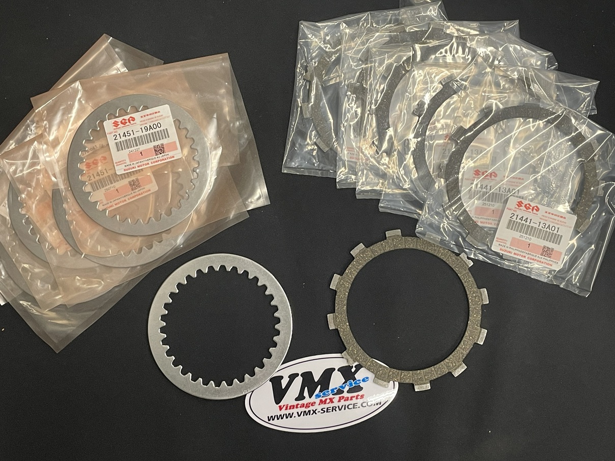 Koppeling plaat set RM125 1979-1980, OEM